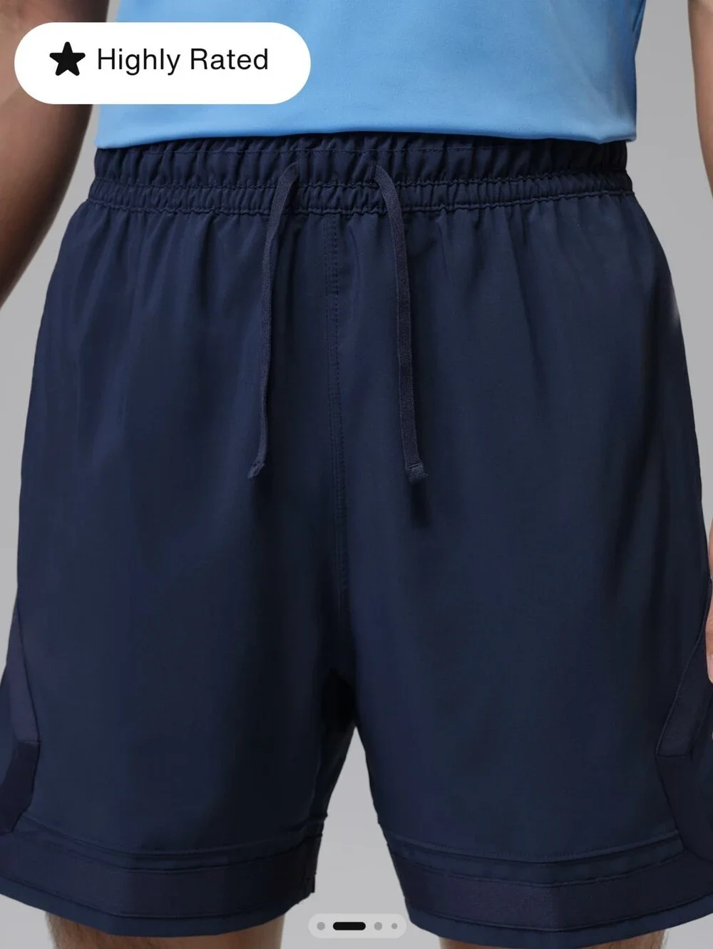 Jordan Sport Dri-FIT Woven Diamond Shorts ~ Navy FQ2989-492 | Men's: M *NWT